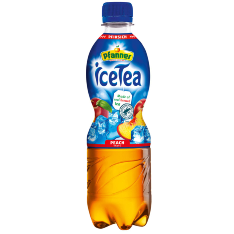 Pfanner Pfirsich Eistee 0,5 l Einwegpfand